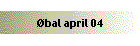 Øbal april 04